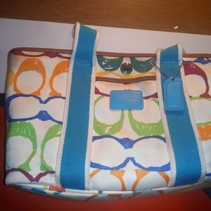 Coach Scribble Hampton tote